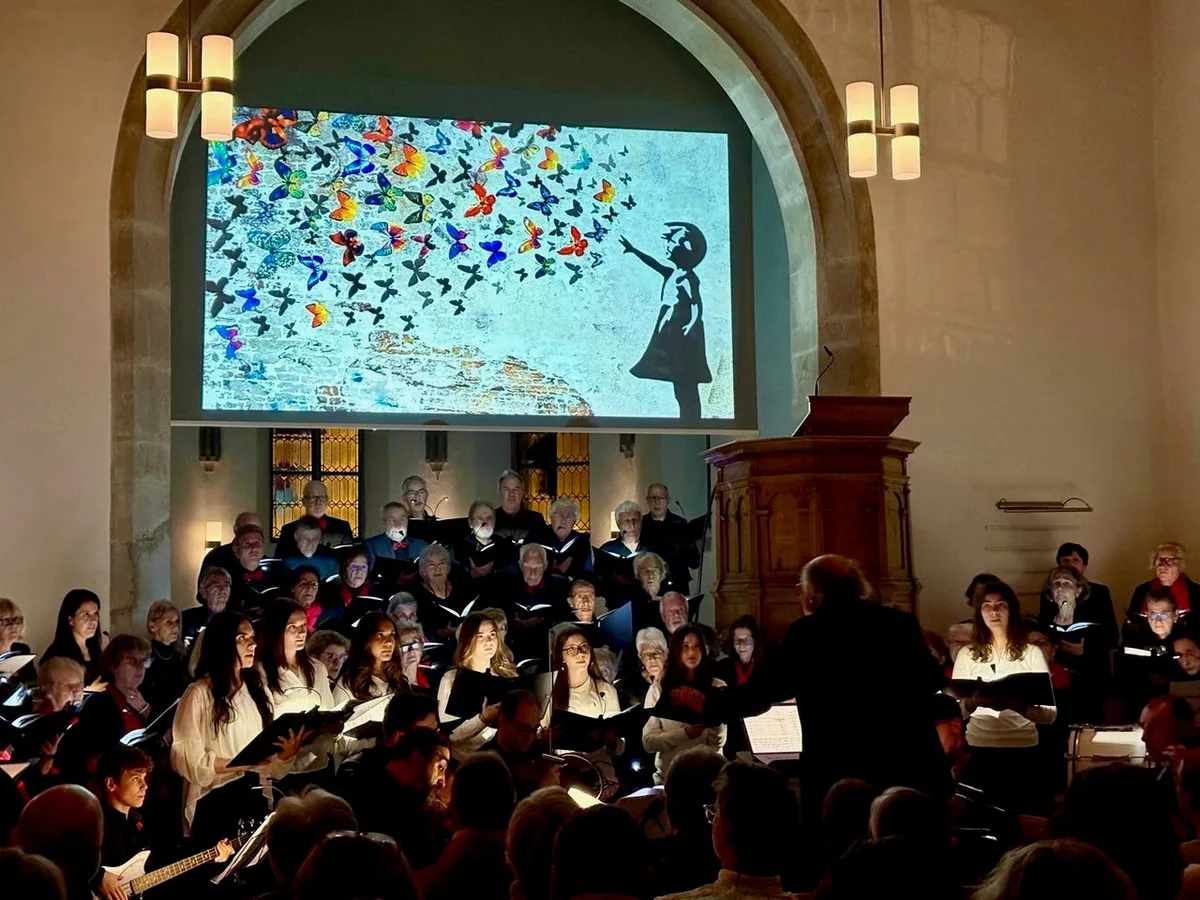 Ein Konzert in der Kirche in Maur.